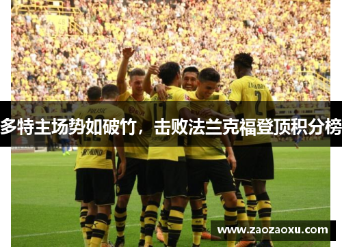 多特主场势如破竹，击败法兰克福登顶积分榜